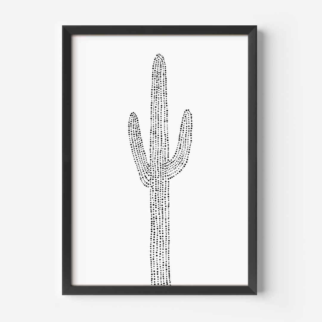 Minimalist Saguaro Cactus, No. 1