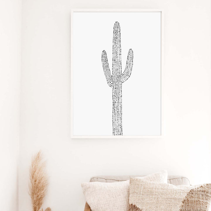 Minimalist Saguaro Cactus, No. 1