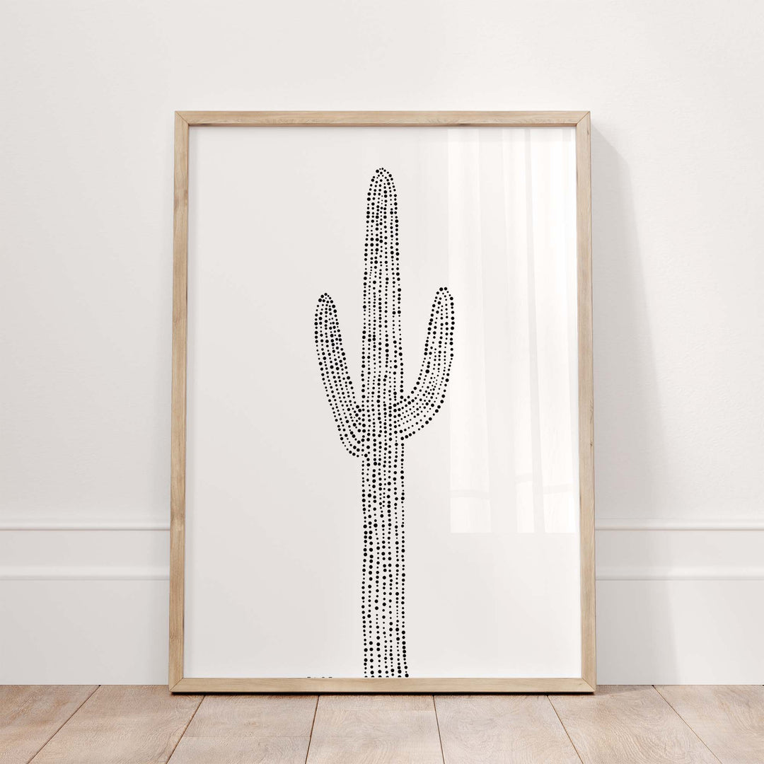 Minimalist Saguaro Cactus, No. 1