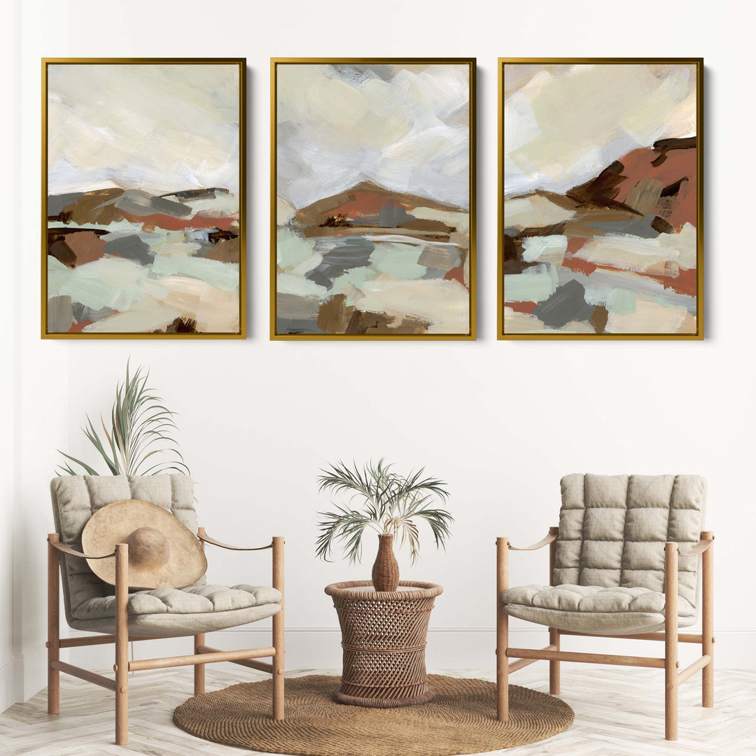 Desert Sagebrush Vista - Set of 3