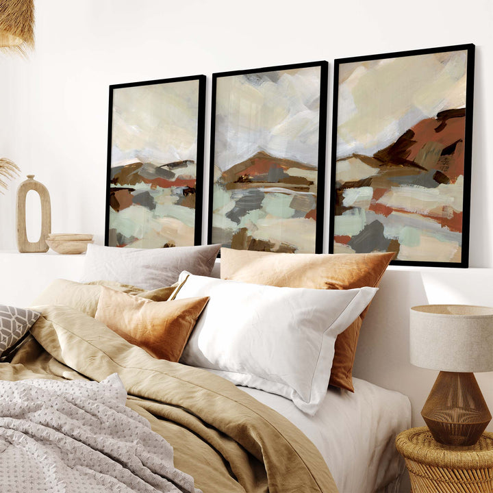 Desert Sagebrush Vista - Set of 3