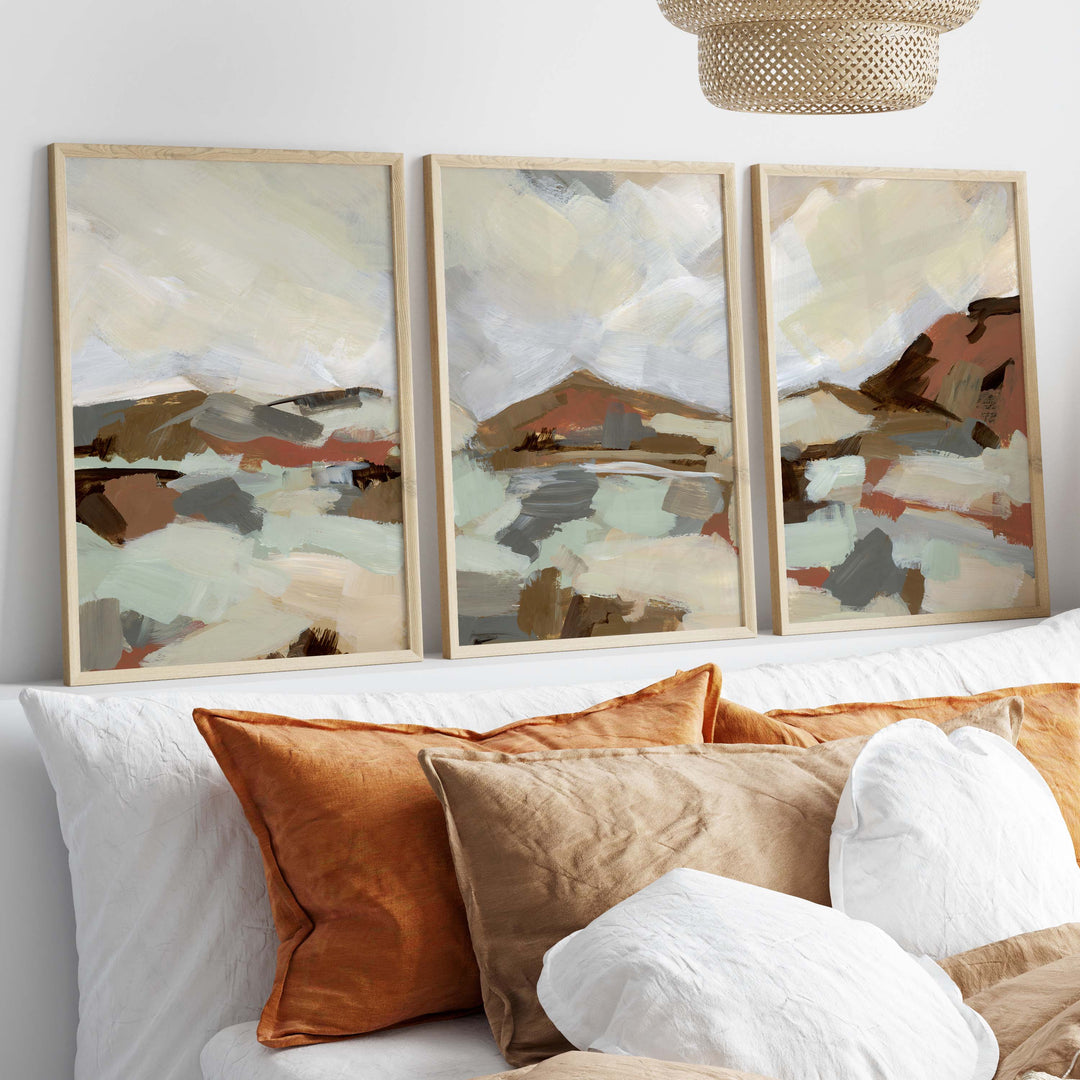 Desert Sagebrush Vista - Set of 3