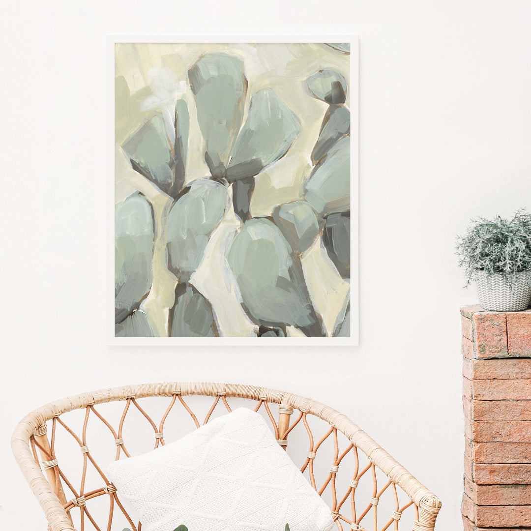 Prickly Pear Neutral Painting