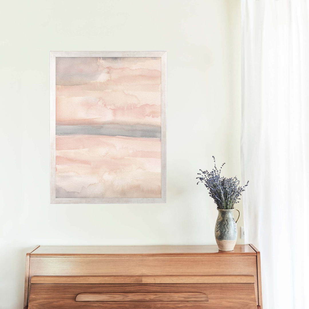 Blush Abstract Watercolor