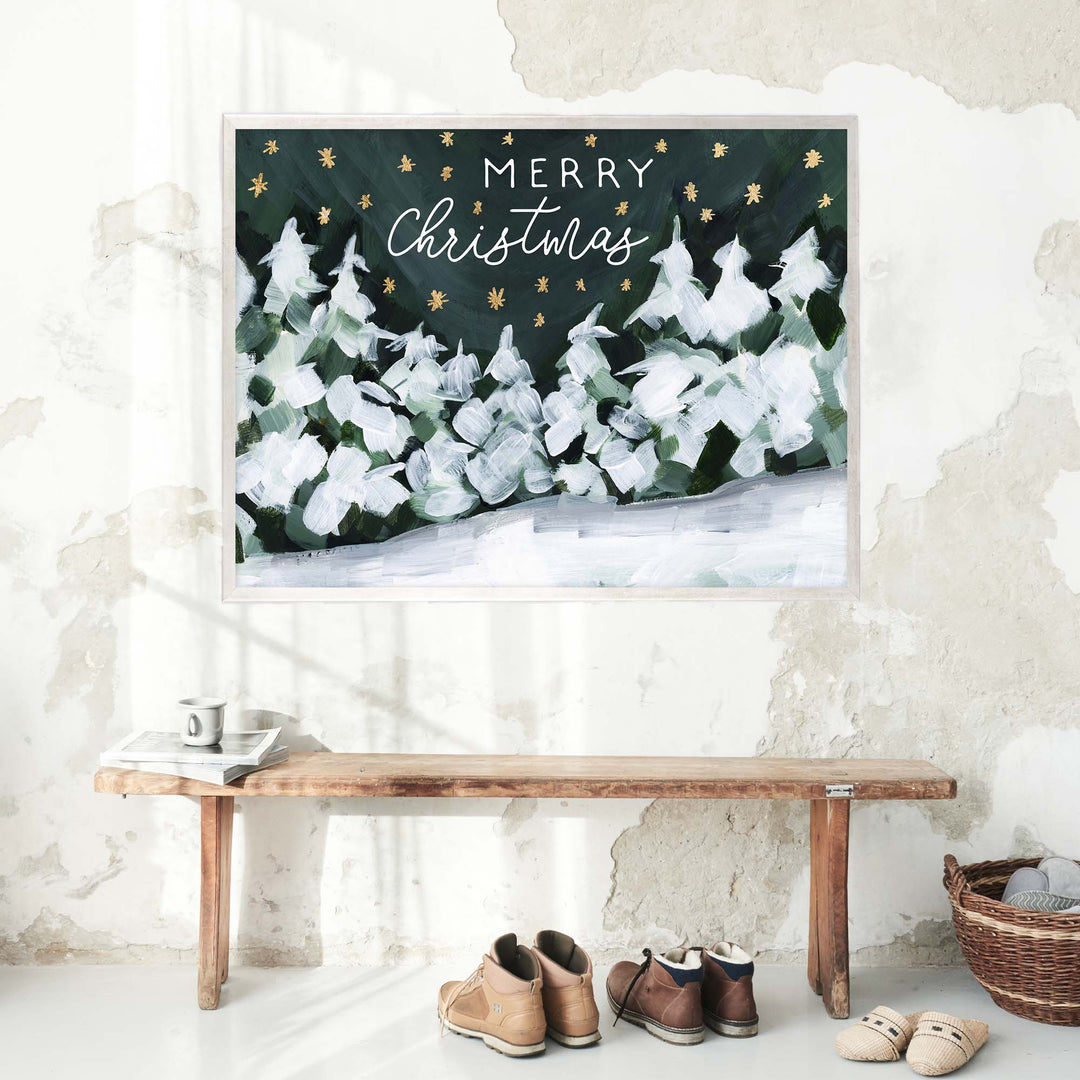 Merry Christmas Winterscape - Jetty Home
