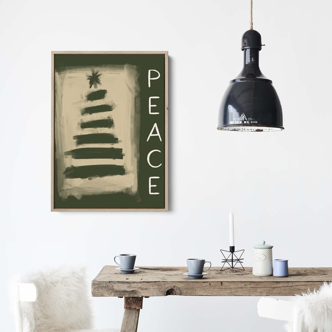 Minimalist Christmas Peace - Jetty Home