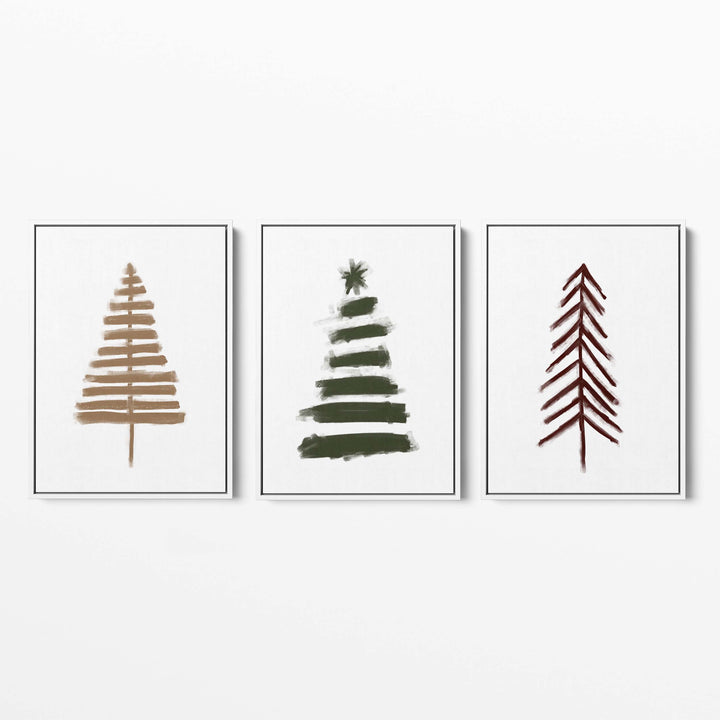 Nordic Christmas Tree Trio - Set of 3 - Jetty Home