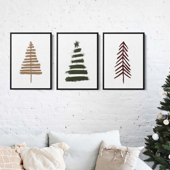 Nordic Christmas Tree Trio - Set of 3 - Jetty Home