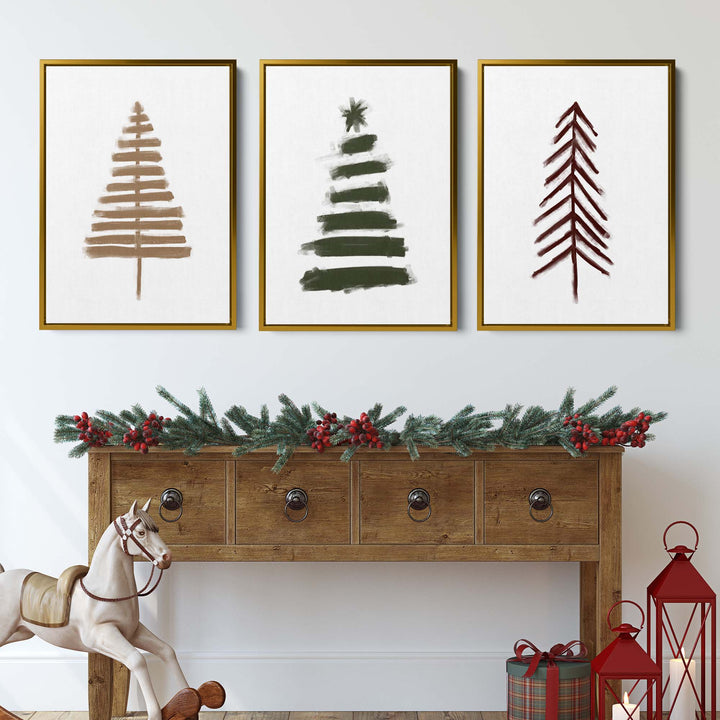 Nordic Christmas Tree Trio - Set of 3 - Jetty Home