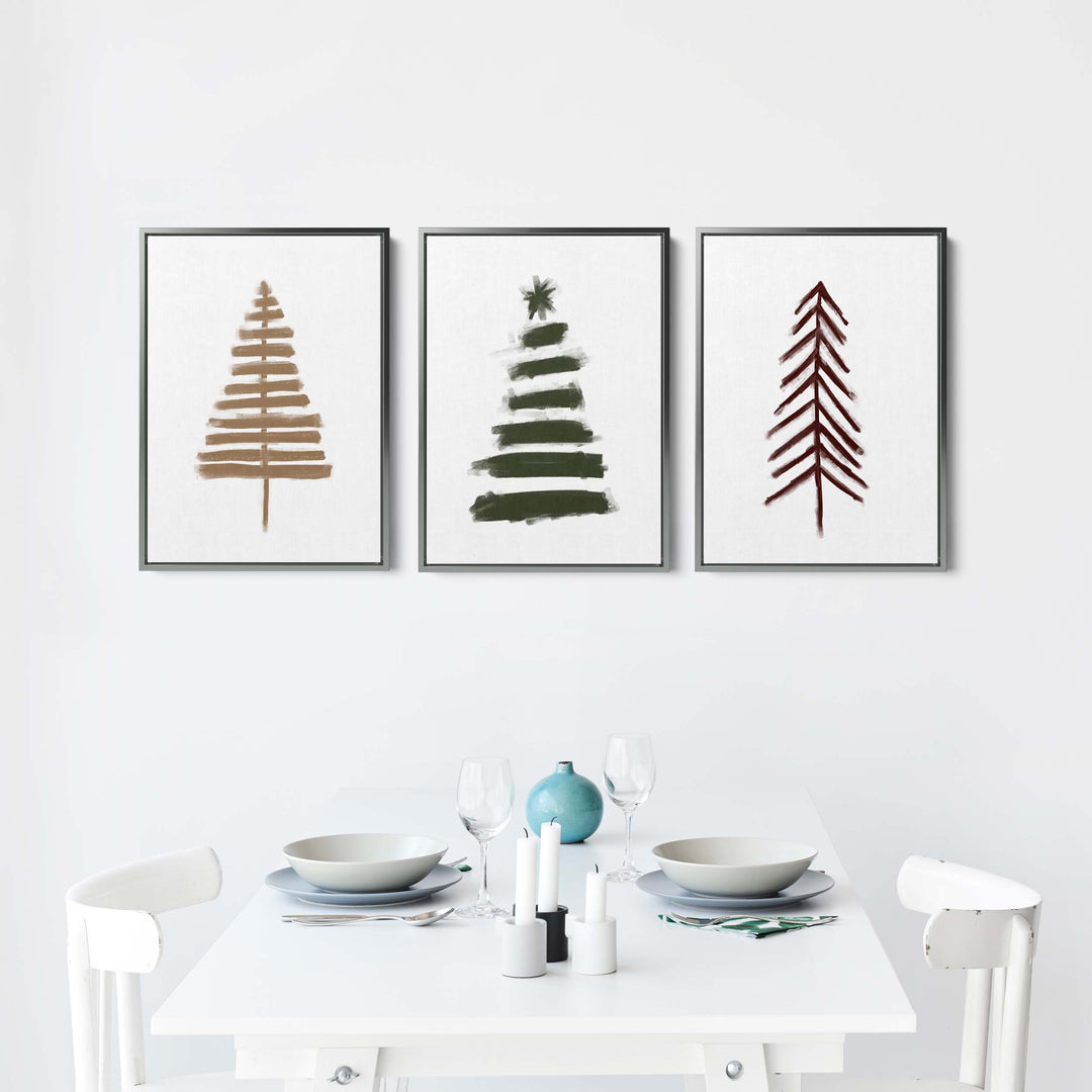Nordic Christmas Tree Trio - Set of 3 - Jetty Home