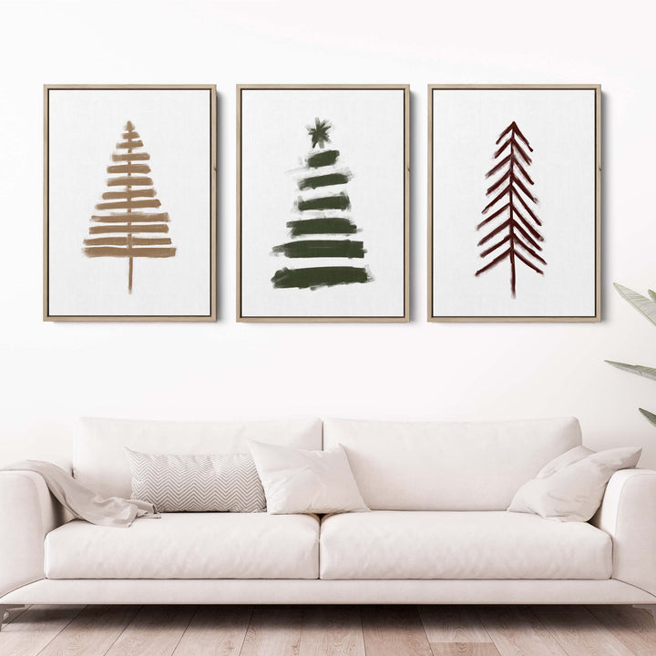 Nordic Christmas Tree Trio - Set of 3 - Jetty Home