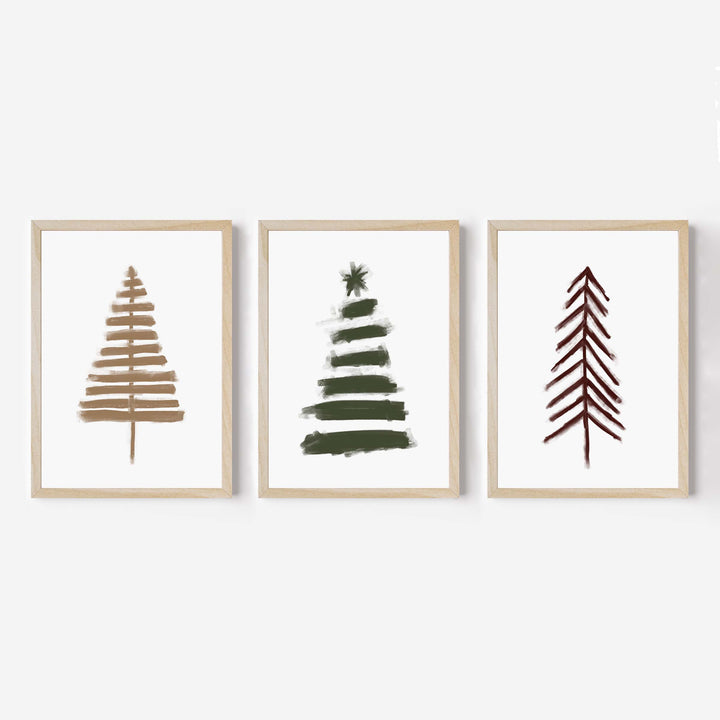 Nordic Christmas Tree Trio - Set of 3 - Jetty Home