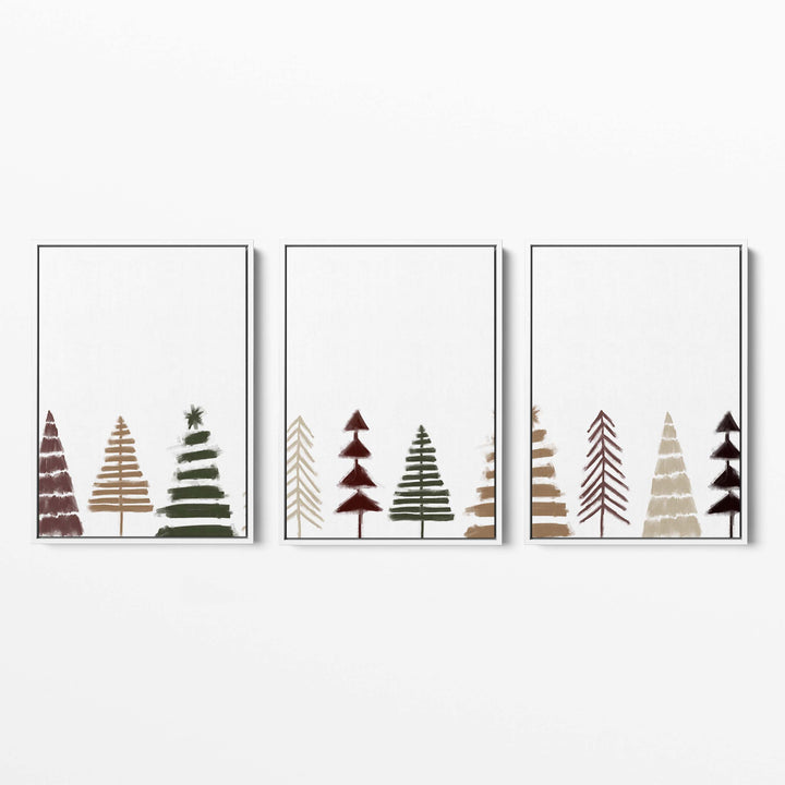 Minimalist Scandi Christmas Trees - Set of 3 - Jetty Home