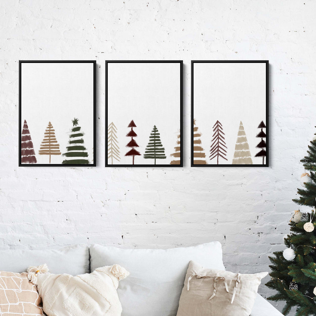 Minimalist Scandi Christmas Trees - Set of 3 - Jetty Home