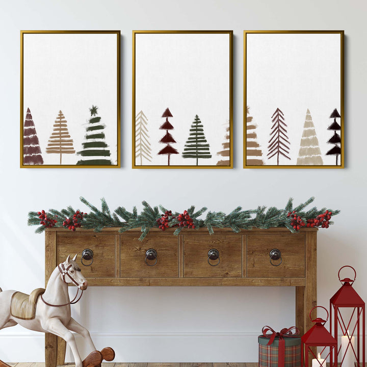 Minimalist Scandi Christmas Trees - Set of 3 - Jetty Home