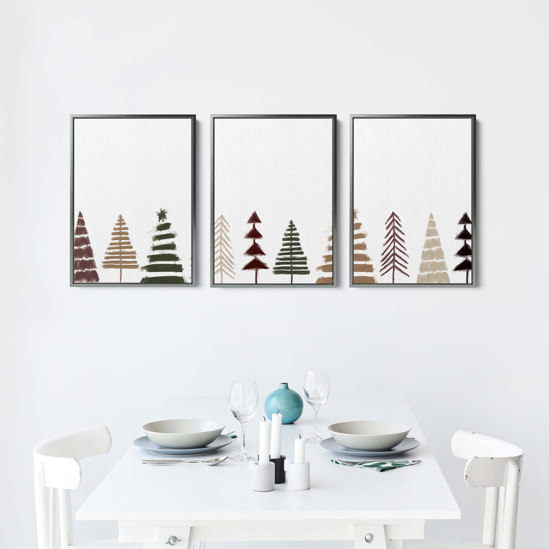 Minimalist Scandi Christmas Trees - Set of 3 - Jetty Home