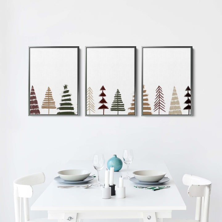 Minimalist Scandi Christmas Trees - Set of 3 - Jetty Home