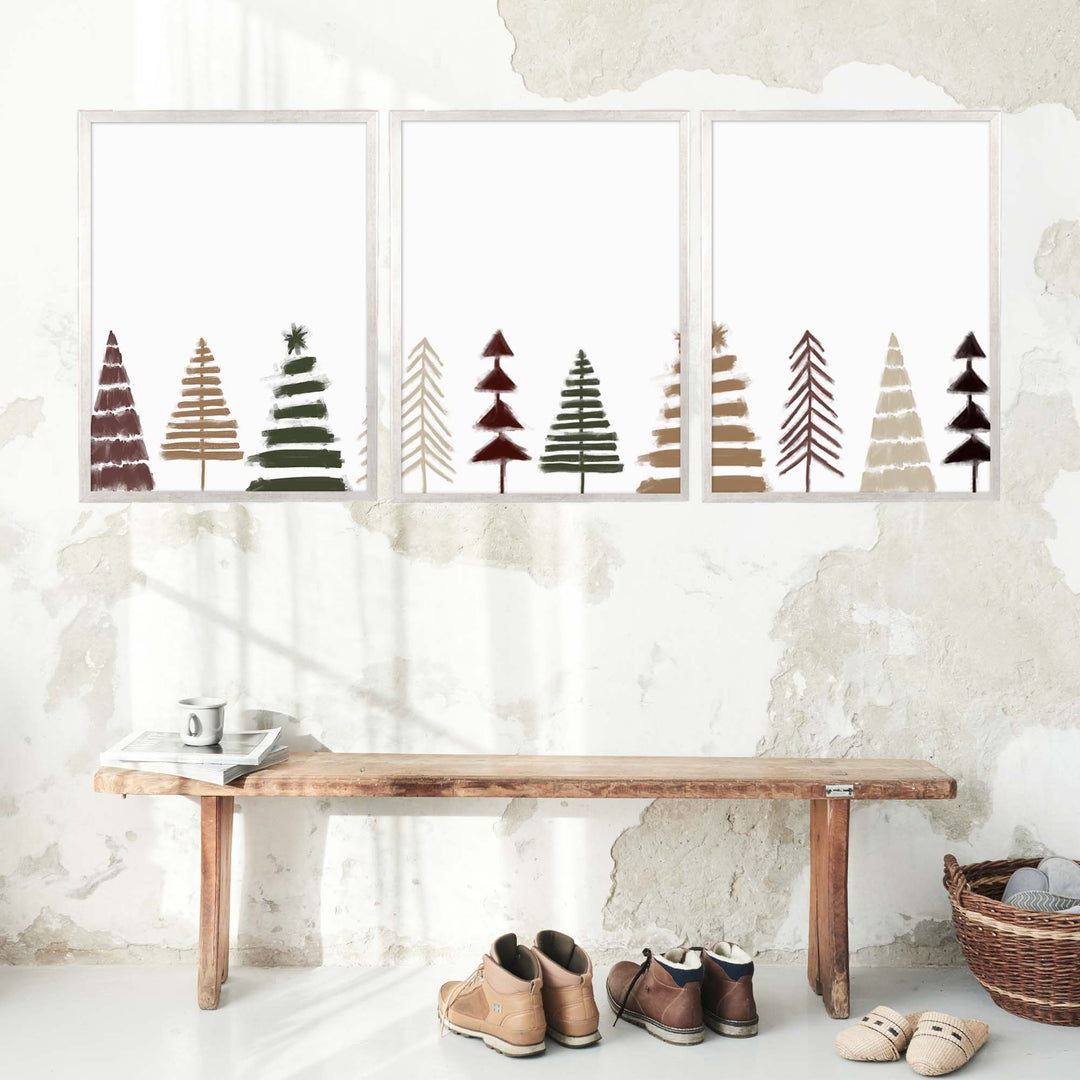 Minimalist Scandi Christmas Trees - Set of 3 - Jetty Home
