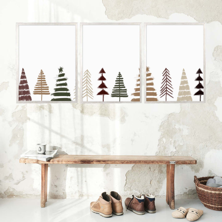 Minimalist Scandi Christmas Trees - Set of 3 - Jetty Home