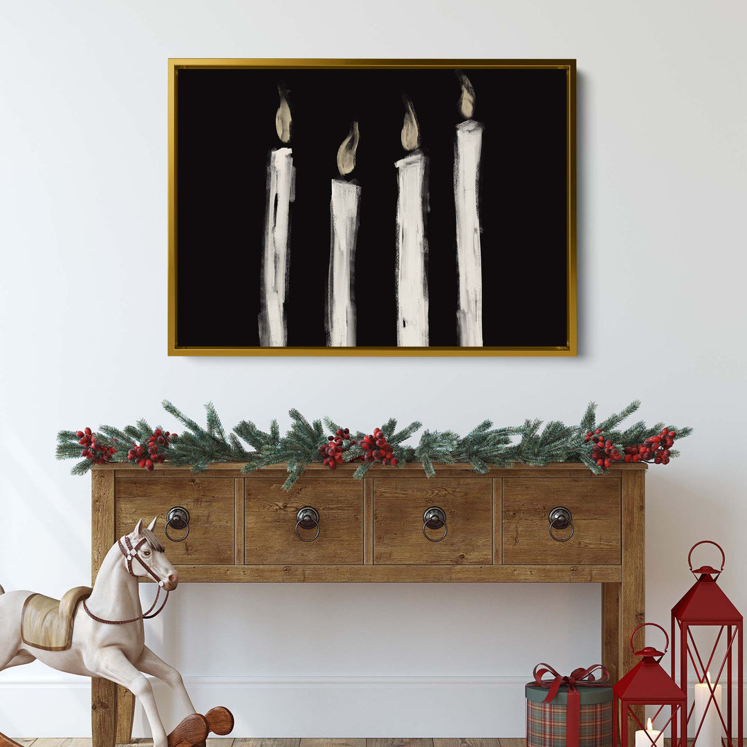 Advent Candles Glowing - Jetty Home