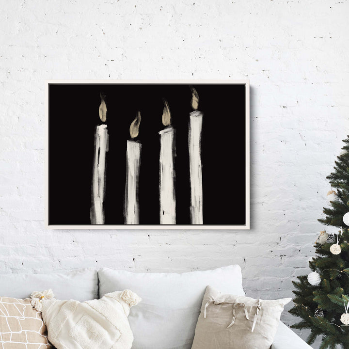 Advent Candles Glowing - Jetty Home