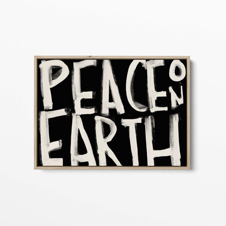 Peace on Earth Typography - Jetty Home