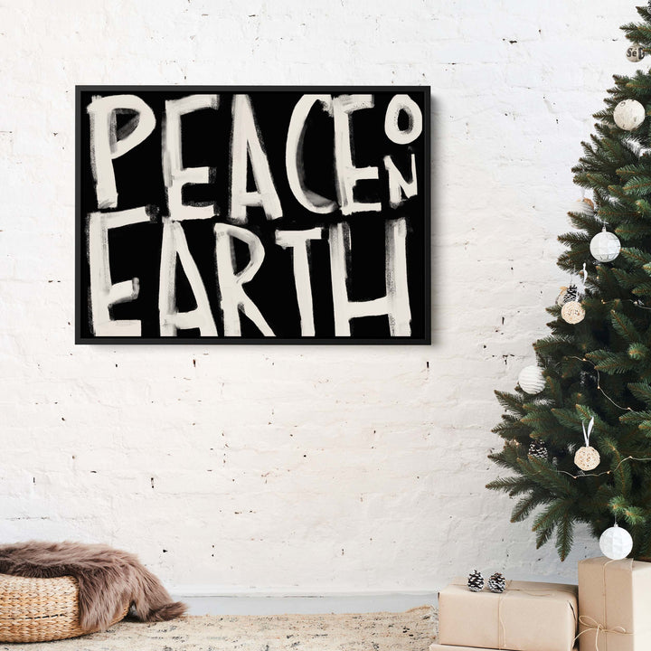 Peace on Earth Typography - Jetty Home