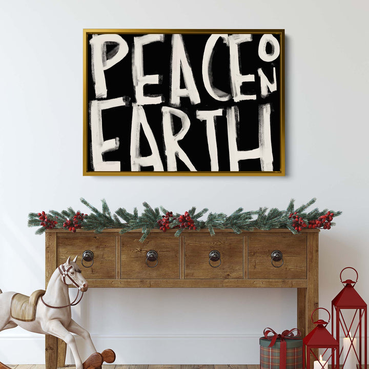 Peace on Earth Typography - Jetty Home