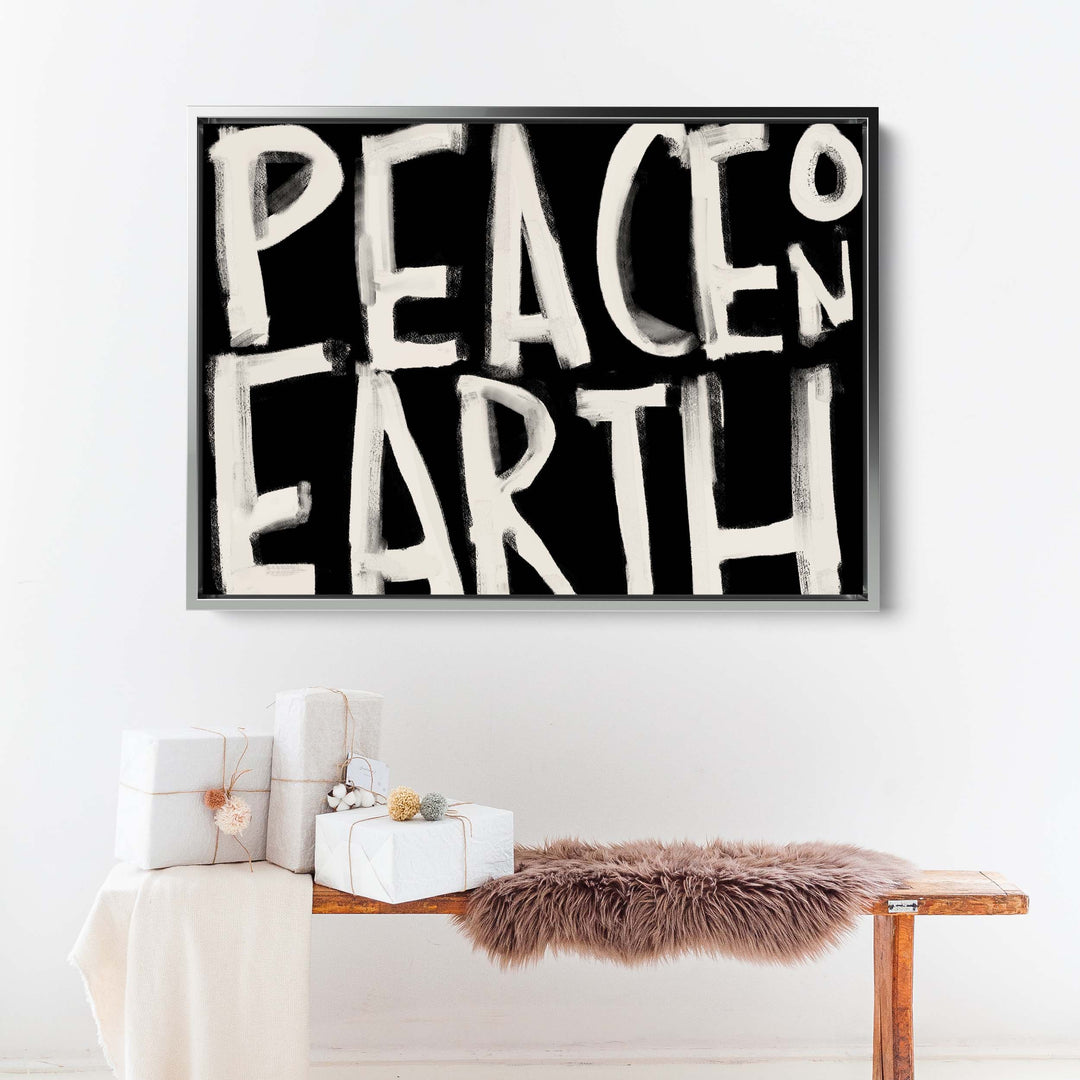 Peace on Earth Typography - Jetty Home