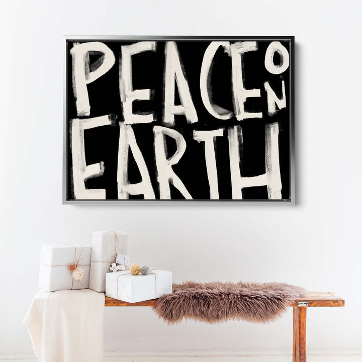 Peace on Earth Typography - Jetty Home