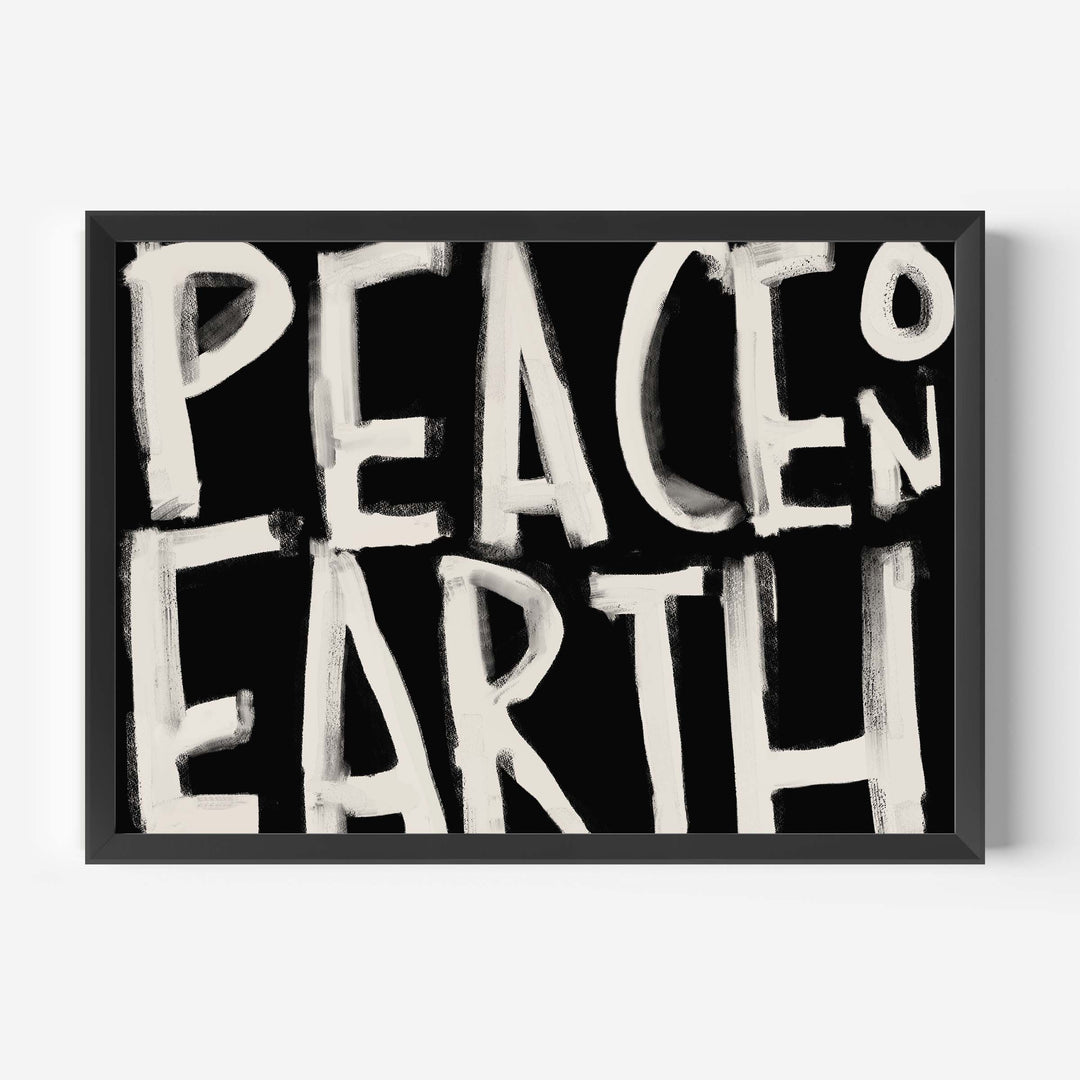 Peace on Earth Typography - Jetty Home
