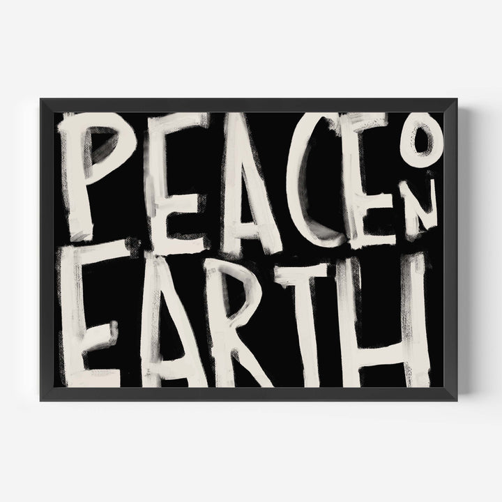 Peace on Earth Typography - Jetty Home