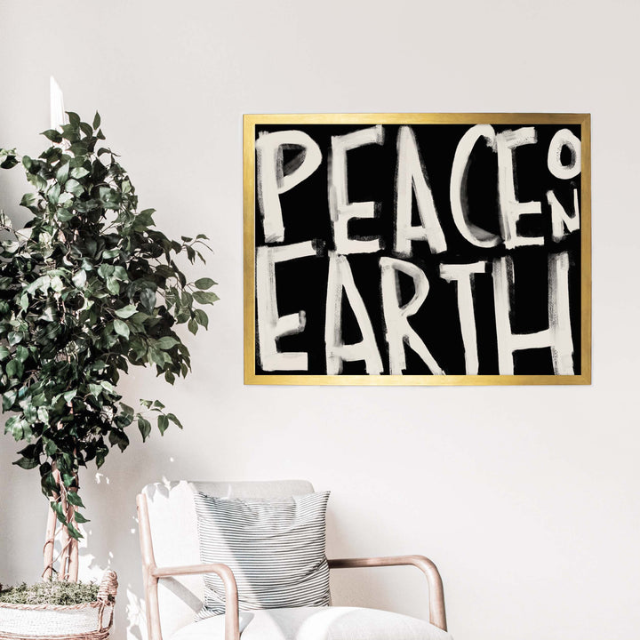 Peace on Earth Typography - Jetty Home