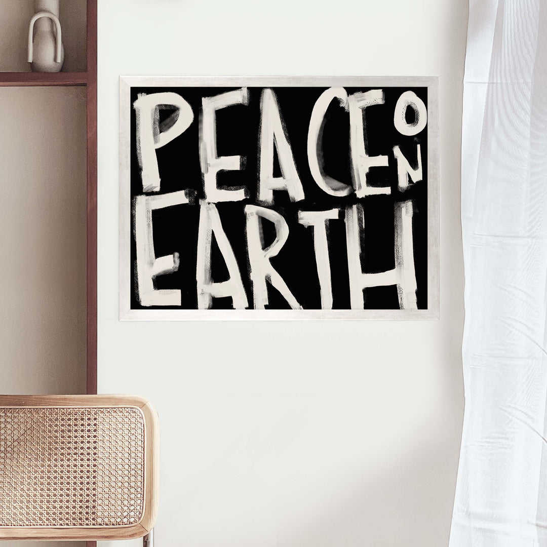Peace on Earth Typography - Jetty Home