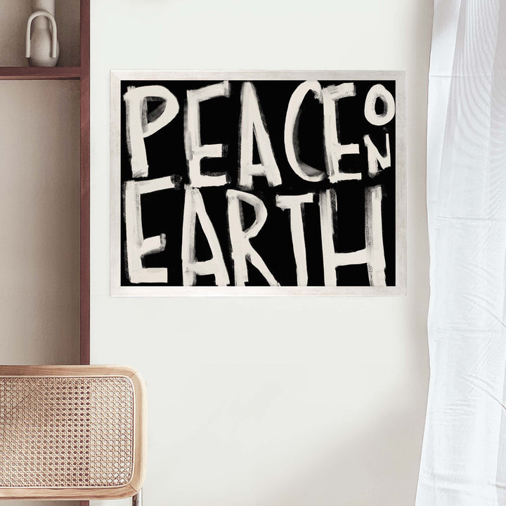 Peace on Earth Typography - Jetty Home