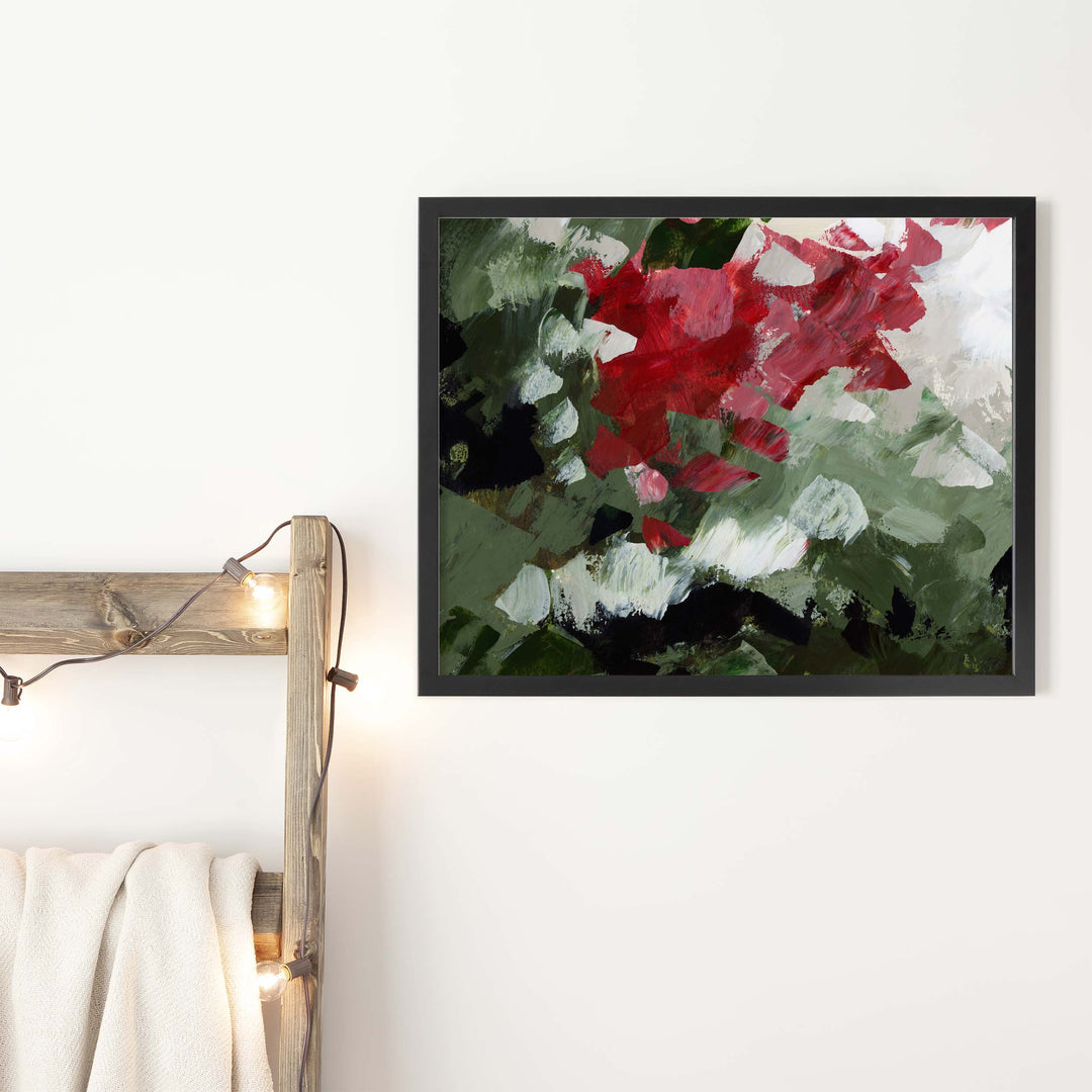 Christmas Florals Abstracted, No. 2 - Jetty Home