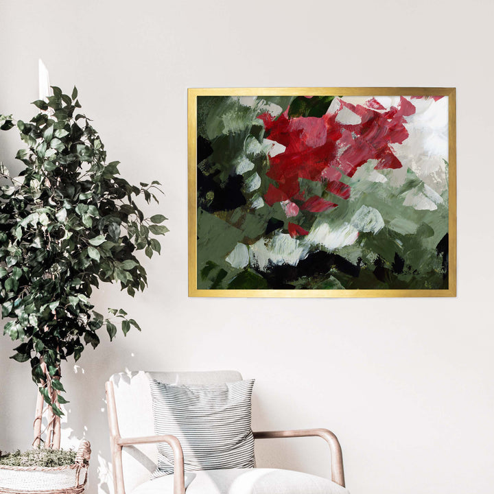 Christmas Florals Abstracted, No. 2 - Jetty Home
