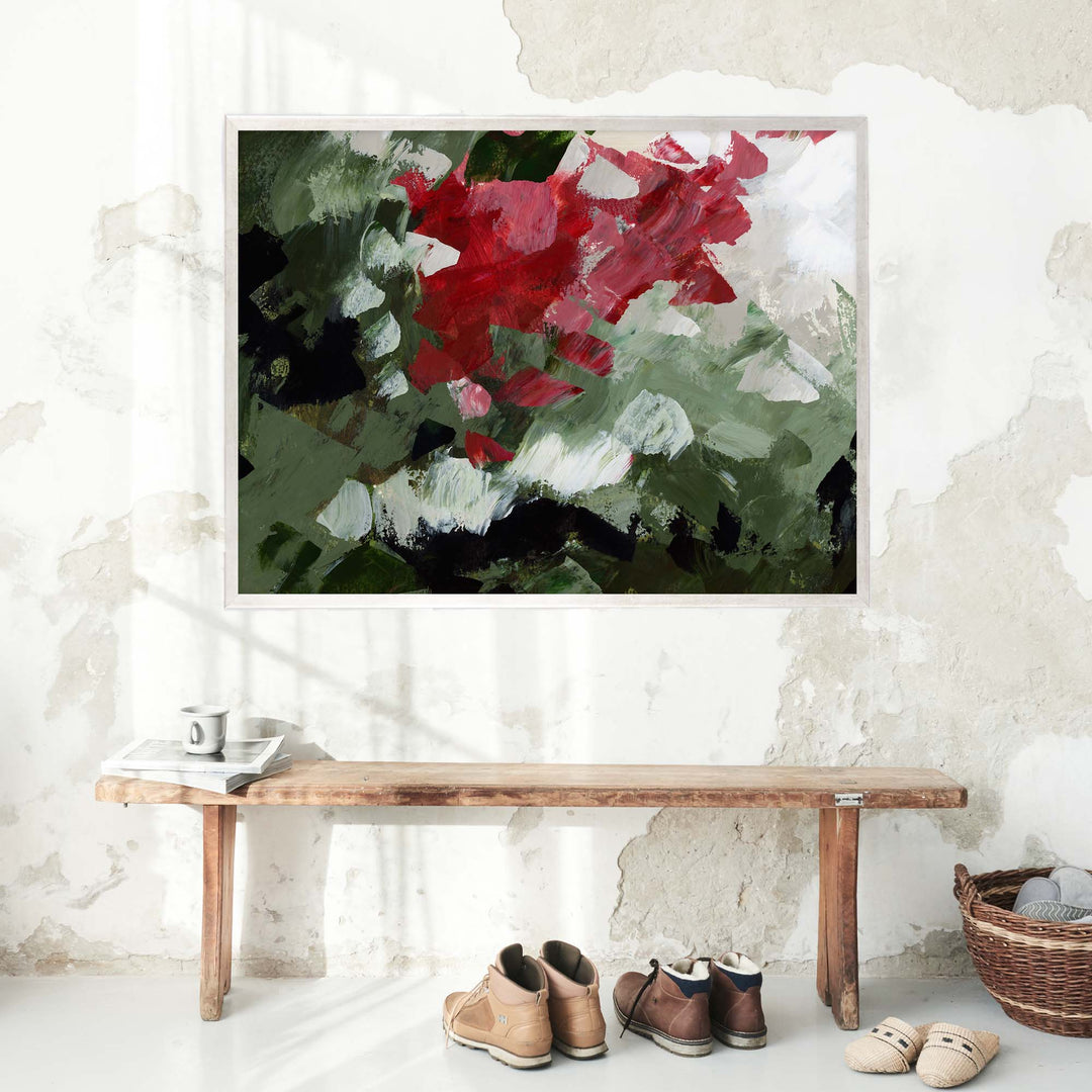 Christmas Florals Abstracted, No. 2 - Jetty Home