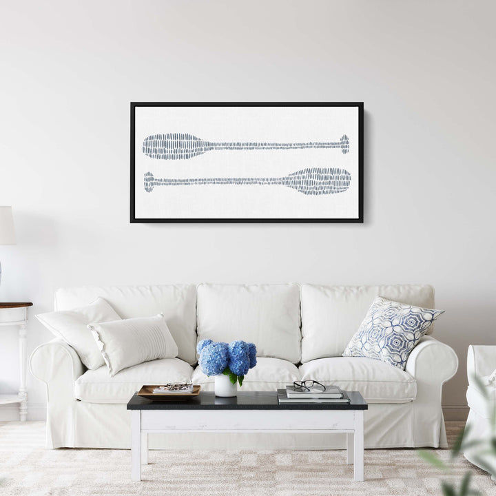 Paddle Oar Nautical Illustration Panoramic