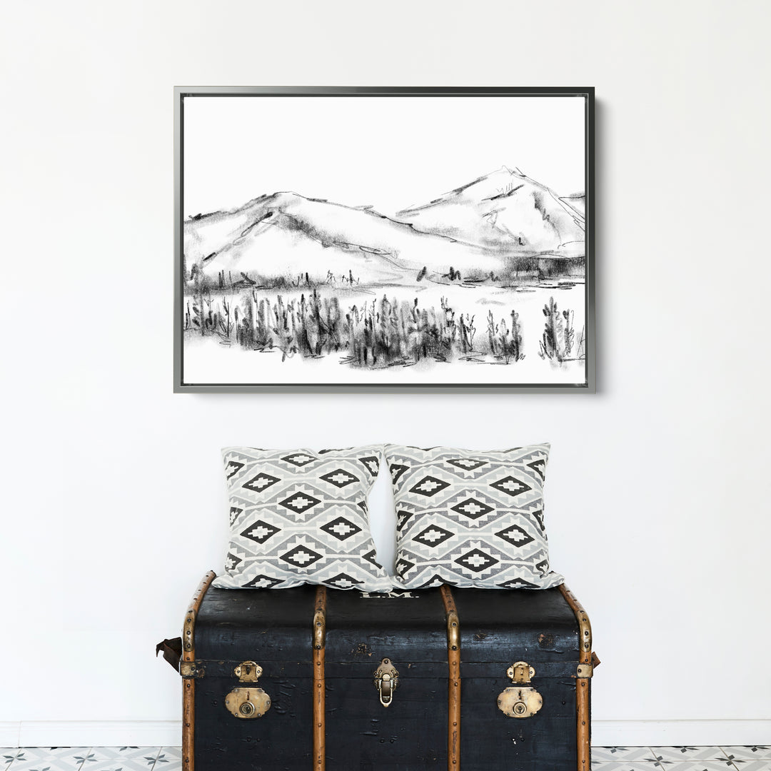 Mountain Landscape Sketch - Jetty Home
