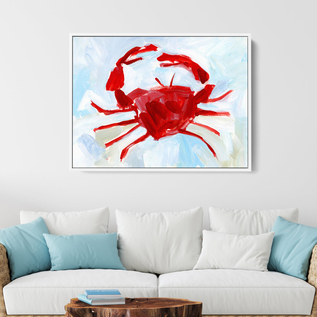 Crab Nautical Painting