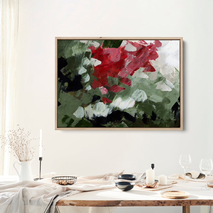 Christmas Florals Abstracted, No. 2 - Art Print or Canvas - Jetty Home