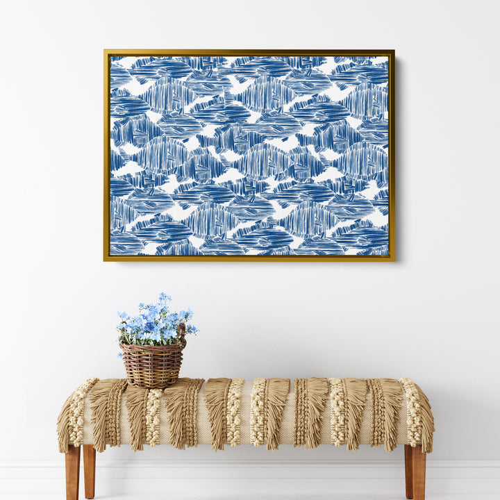 Azure Movement - Art Print or Canvas - Jetty Home
