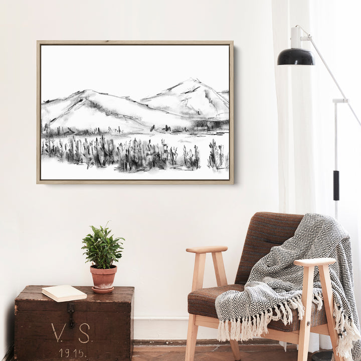 Mountain Landscape Sketch - Jetty Home