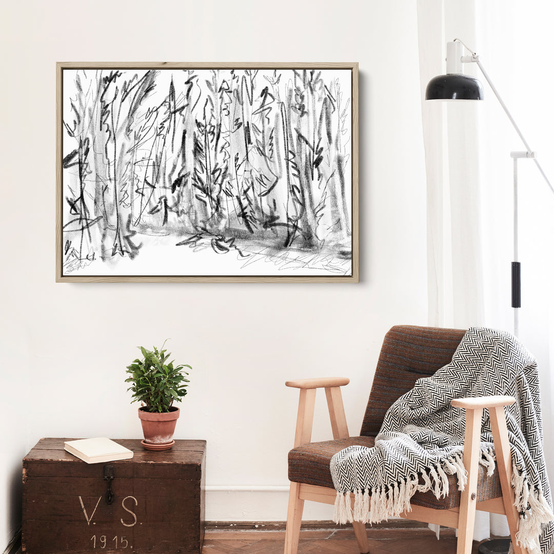 Winter Woods Sketch - Jetty Home