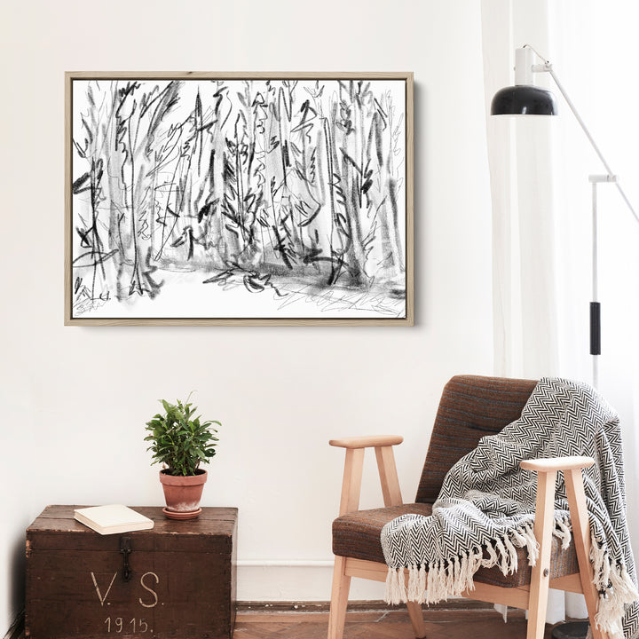 Winter Woods Sketch - Jetty Home