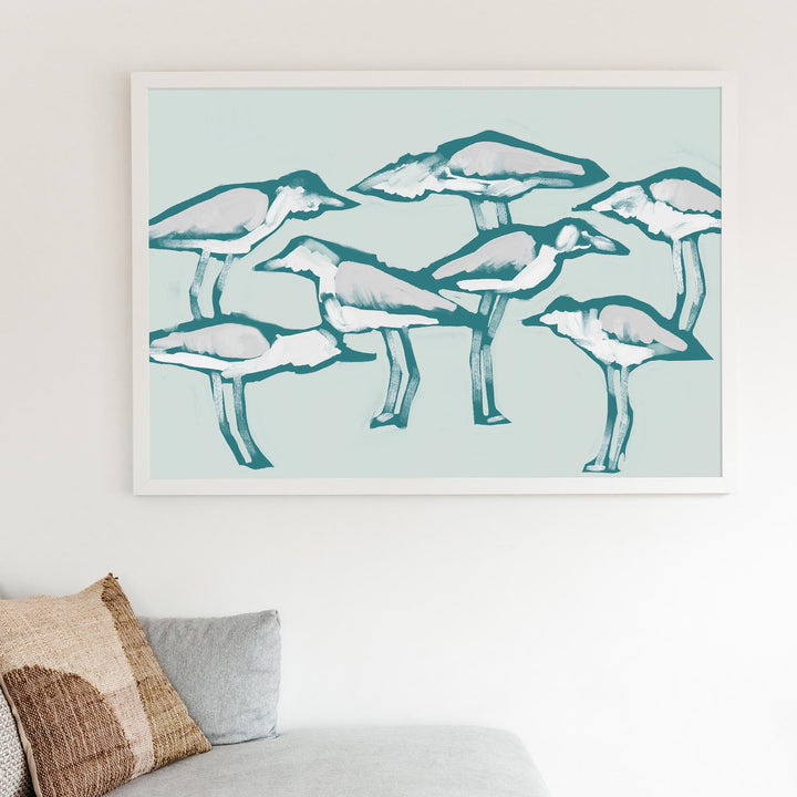 Gulls in Waiting - Art Print or Canvas - Jetty Home