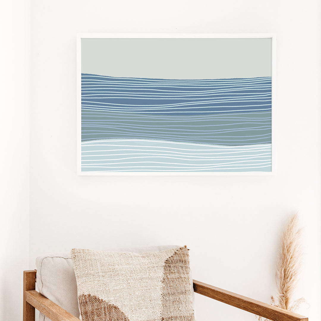 Smoothed Wakes, No. 1 - Art Print or Canvas - Jetty Home