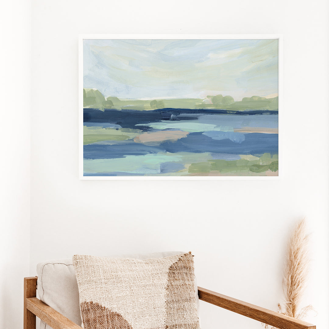 Across the Lake - Art Print or Canvas - Jetty Home