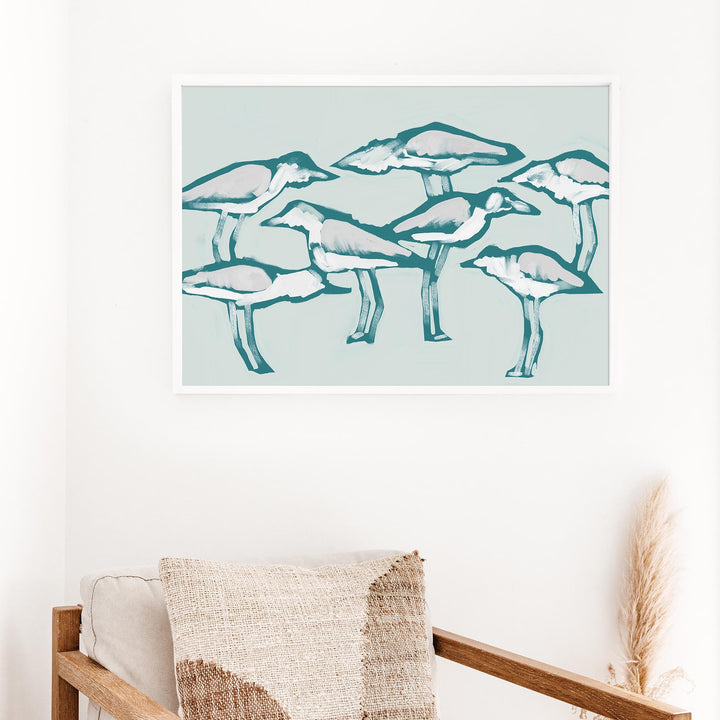 Gulls in Waiting - Art Print or Canvas - Jetty Home